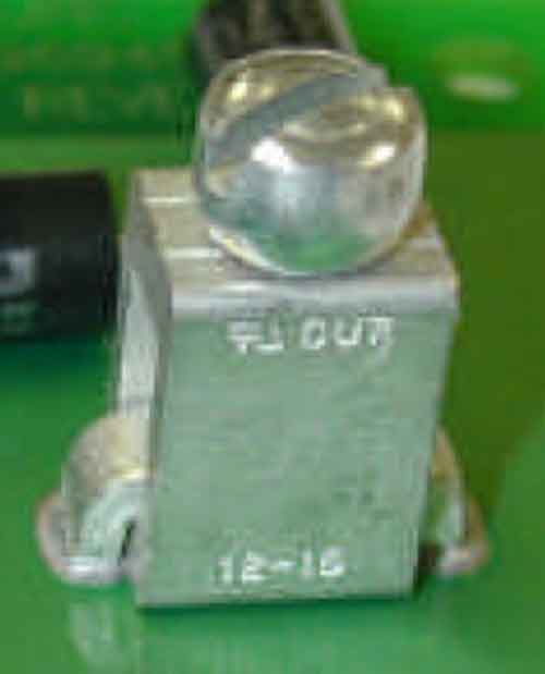 B12-PCB Wave solderable 12AWH wire terminal for PCB mounting