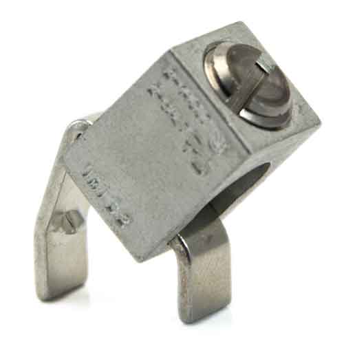 B2A-PCB-45-DEGREE-ANGLE-175-STAINLESS-STEEL-SCREW, 2AWG - 14 AWG High AMP PCB wire lug